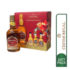 GIFT PACK CHIVAS EXTRA 13 AÑOS + MINIATURAS