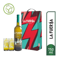 LA FUERZA ESTUCHE X1 + 2 VASOS
