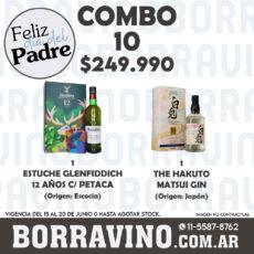 COMBO 10   ESTUCHES: GLENFIDDICH 12 C/ PETACA (1) + MATSUI (1)