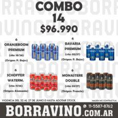 COMBO 14 CERV.  MON. DOUB.(6)+ORANJ. PRM.(6)+BAVA PRM.(6)+SC. WAT(6)
