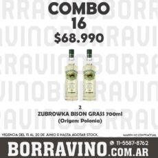 COMBO 16  ZUBROWKA BISON GRASS 700ML (2)