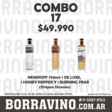 COMBO 17  NEMIROFF: DELUXE (1)+HONEY PEP (1)+BUR. PEA(1)