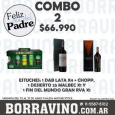 COMBO 02 VINOS  ESTUCHES: DAB(1)+FDM GRAN RVA(1)+DES. 25. X1(1)