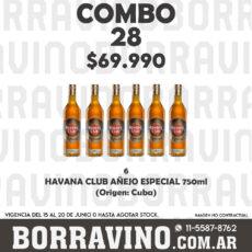 COMBO 28  HAVANA CLUB AÑEJO ESPECIAL (6)