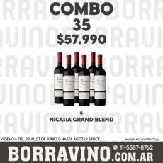 COMBO 35 VINOS  NICASIA GRAND BLEND (6)
