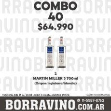 COMBO 40  MARTIN MILLER'S 700ML (2)
