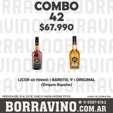 COMBO 42  LICOR 43: ORIGINAL (1) + BARISTO (1)