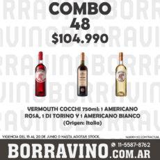 COMBO 48  COCCHI: AMERICANO BIANCO (1) + AMER. ROSA (1) + DI TORINO (1)