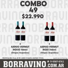 COMBO 49  AJENJO: ROSSO (2) + ROJO (2)