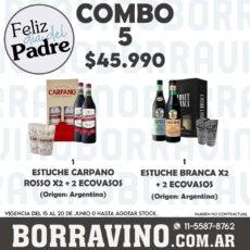 COMBO 05  ESTUCHES: BRANCA X2 (1) + ECOVASO (2) + CARPAN.(1)+ ECOV. (2)
