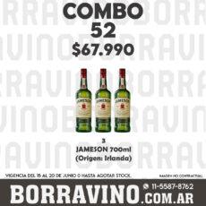 COMBO 52  JAMESON 700ML (3)
