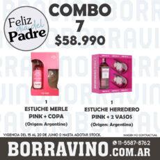 COMBO 07  ESTUCHES: MERLE PINK C/ COPA (1) + HEREDERO PINK C/ COPA (1)