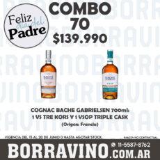 COMBO 70  BACHE GABRIELSEN: VS TRE KORS (1) + VSOP TRIPLE CASK (1)