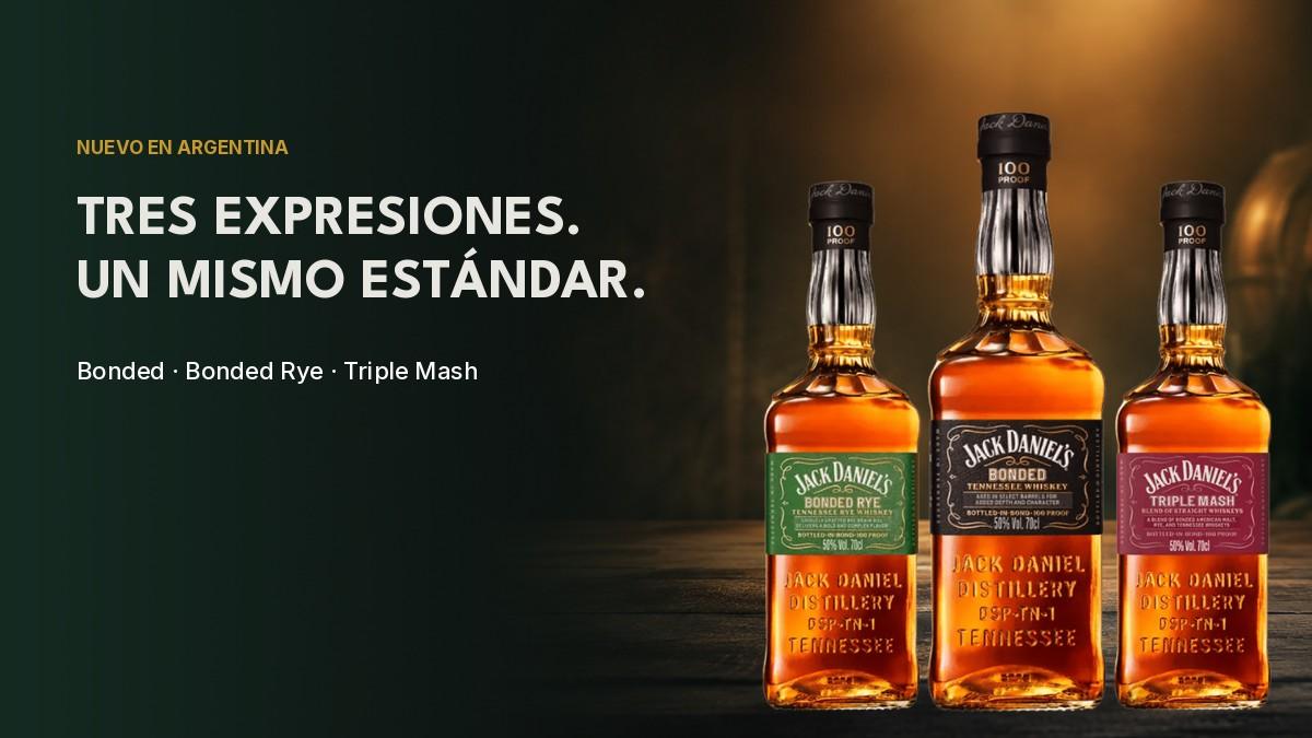 Jack Daniel’s Bonded, Bonded Rye y Triple Mash: las tres expresiones de la Bonded Series