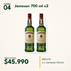 COMBO 04  JAMESON 700ML (2)