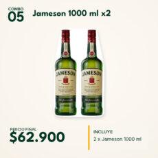COMBO 05  JAMESON 1000ML (2)