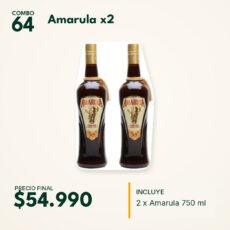 COMBO 64   AMARULA 750ML (2)