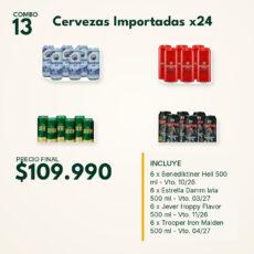 COMBO 13 CERV.  DAMM(6)+BEN. HELL(6)+JEVER(6)+TROOPER(6)