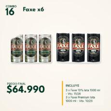 COMBO 16 CERV.  FAXE LT: LIMITADA (3) + 10% (3)