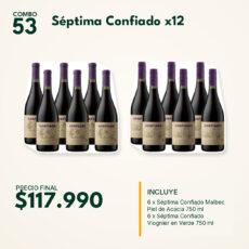 COMBO 53 VINOS  CONFIADO: MALBEC PIEL DE ACACIA(6) + VIOGNIER EN VERDE(6)