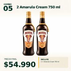COMBO DESTILADOS 05 — 2 × Amarula Cream 750 ml