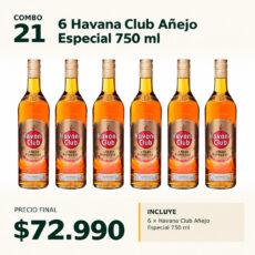Combo 21 Havana Club Añejo Especial