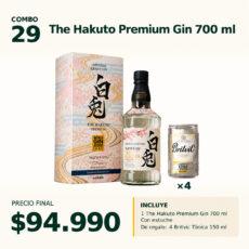 Combo 29 The Hakuto Premium Gin con estuche
