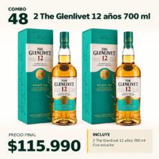 COMBO DESTILADOS 48 — 2 × The Glenlivet 12 años 700 ml