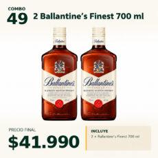 COMBO DESTILADOS 49 — 2 × Ballantine’s Finest 700 ml