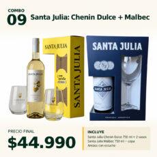 Combo 09 Santa Julia: Chenin Dulce + Malbec