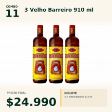 Combo 11 Velho Barreiro 910 ml x3