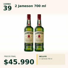 Combo 39 Jameson 700ml x2