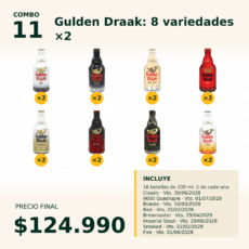 Combo 11 Gulden Draak: 8 variedades x2