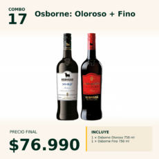 Combo 17 Osborne: Oloroso x1 + Fino x1